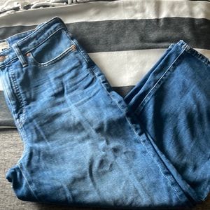 Madewell Curvy slim wide-leg jeans